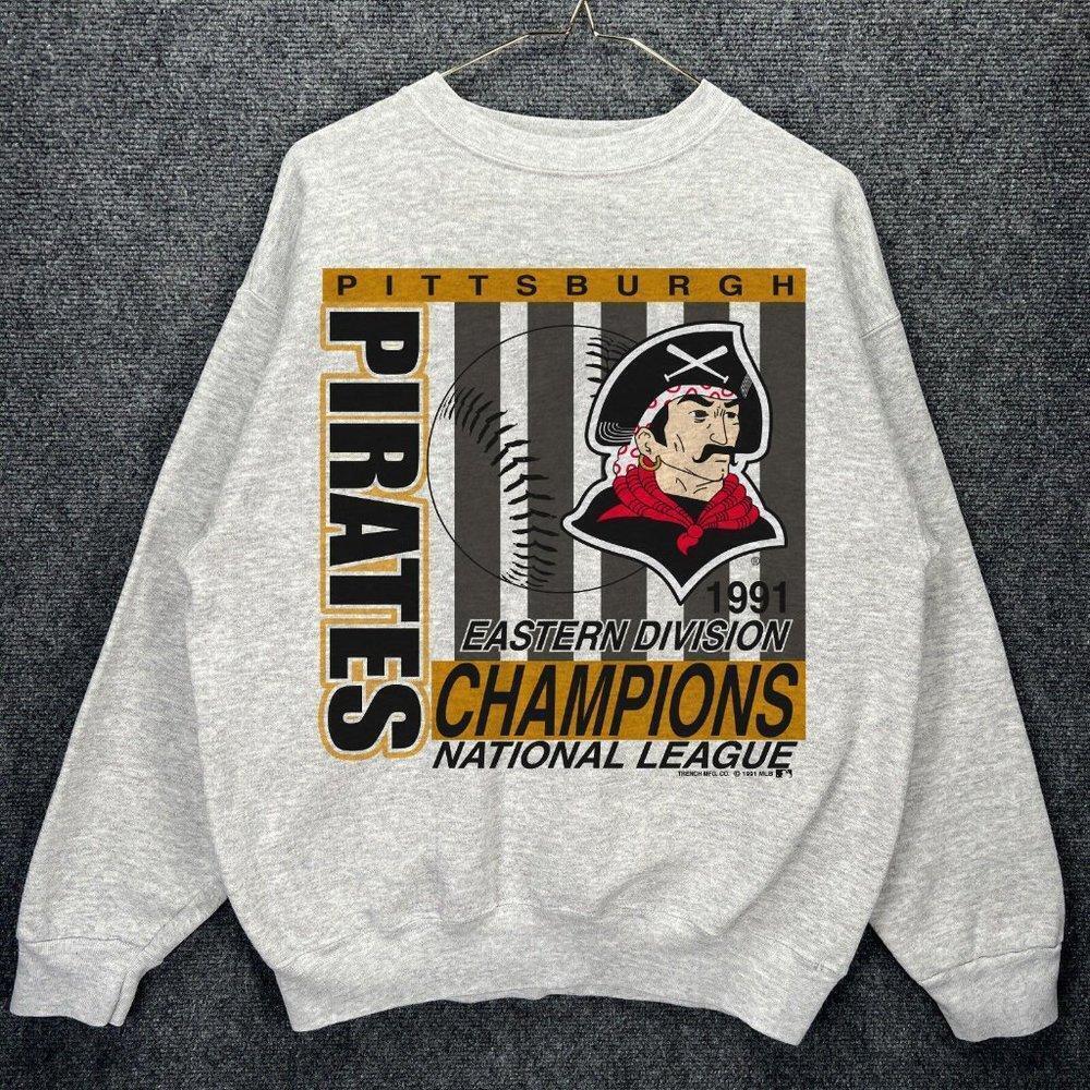 90_S 1991 Pittsburgh Pirates Eastern Division Champions Sweatshirt